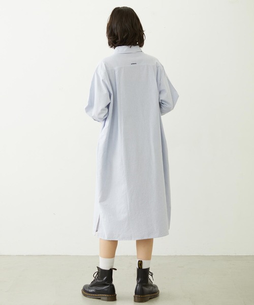 MILKFED.(ミルクフェド)の「STRIPED LACE DRESS(ワンピース・レディース・グレー/レッド/ライトブルー・ONE SIZE)」の15枚目の写真