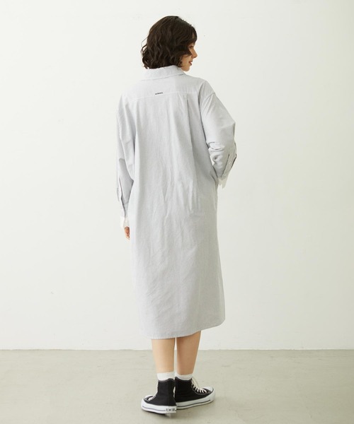 MILKFED.(ミルクフェド)の「STRIPED LACE DRESS(ワンピース・レディース・グレー/レッド/ライトブルー・ONE SIZE)」の21枚目の写真