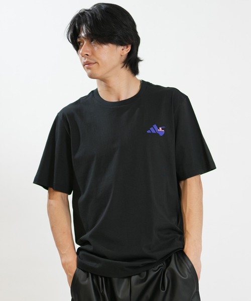 adidas(アディダス)の「adidas/アディダス 半袖 Tシャツ XR166(Tシャツ/カットソー・メンズ・ホワイト/ブラック・XL/L/M)」の9枚目の写真