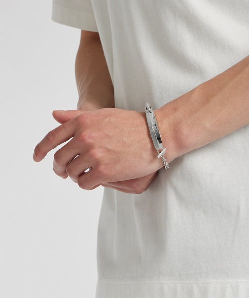 Paul Smith(ポールスミス)の「“Double Ring Motif” ブレスレット【250902 240】(ブレスレット・メンズ・シルバー・FREE)」の2枚目の写真