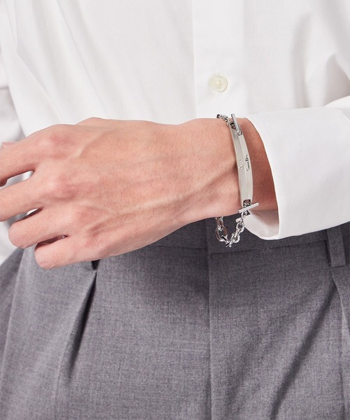 Paul Smith(ポールスミス)の「“Double Ring Motif” ブレスレット【250902 240】(ブレスレット・メンズ・シルバー・FREE)」の3枚目の写真