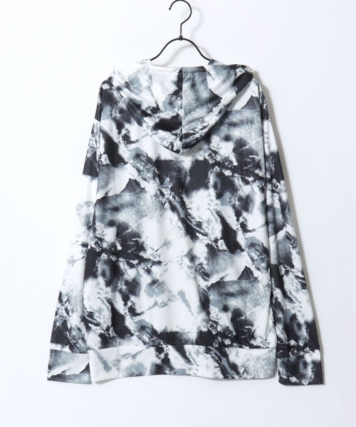 SITRY(シトリー)の「High Function All Over Print Zip Hoodie & Shorts/セットアップ 2点セット UVカットパーカー&ハーフパンツ マルチファンクション 接触冷感 ドライ ストレッチ ウォッシャブル ラッシュガード ルームウェア ワンマイルウェア パジャマ(セットアップ・メンズ・ブラック系その他3/ホワイト系その他2/ブラック系その他4/ホワイト系その他/ブラック系その他/ブラック系その他2・M/LL/L)」の13枚目の写真