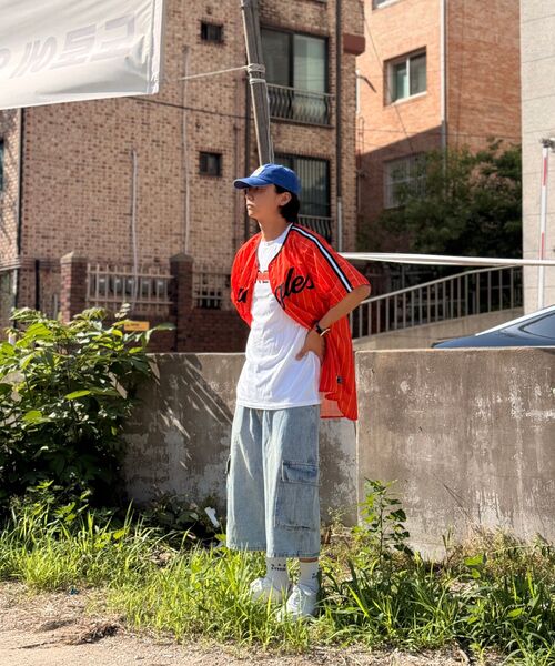 DWSE(ディーダブリューエスイー)の「カーゴハーフデニムパンツ(ライトブルー)(その他パンツ・メンズ・その他・SMALL/MEDIUM/LARGE/X-LARGE)」の5枚目の写真