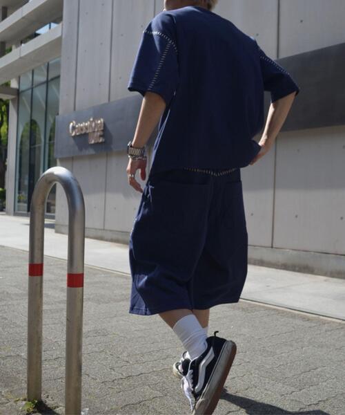 BEAVER（ビーバー）の「B omnivore/ビーオムニボー　STITCH SHORTS ステッチショーツ（その他パンツ・メンズ・ネイビー/ブラック・M/L）」の18枚目の写真