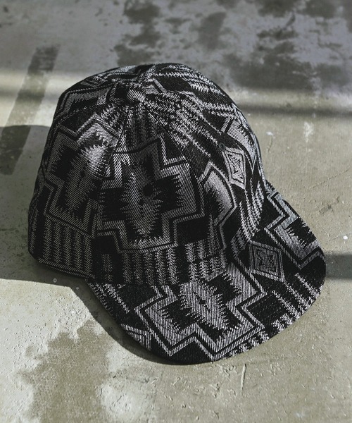 PENDLETON（ペンドルトン）の「PENDLETON ペンドルトン HARDING JAQUARD DENIM CAP ハーディング ジャガード デニム キャップ（キャップ・メンズ・ブラック/インディゴブルー・FREE）」の2枚目の写真