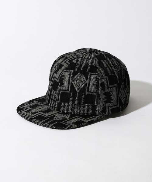 PENDLETON（ペンドルトン）の「PENDLETON ペンドルトン HARDING JAQUARD DENIM CAP ハーディング ジャガード デニム キャップ（キャップ・メンズ・ブラック/インディゴブルー・FREE）」の3枚目の写真