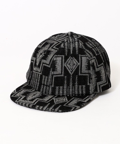 PENDLETON（ペンドルトン）の「PENDLETON ペンドルトン HARDING JAQUARD DENIM CAP ハーディング ジャガード デニム キャップ（キャップ・メンズ・ブラック/インディゴブルー・FREE）」の13枚目の写真