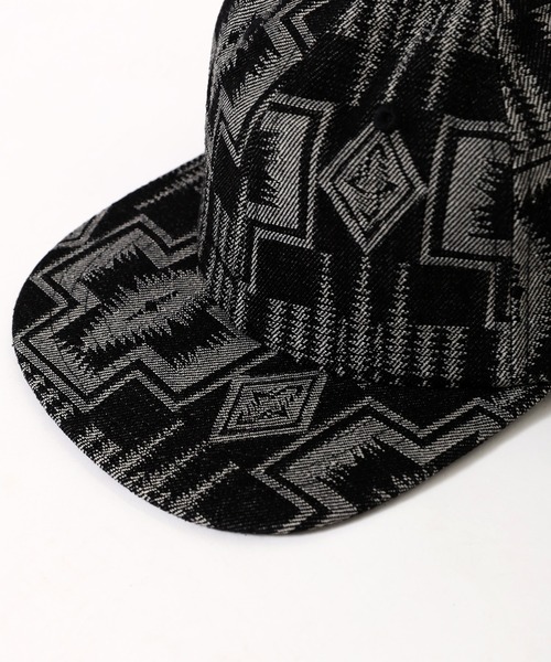 PENDLETON（ペンドルトン）の「PENDLETON ペンドルトン HARDING JAQUARD DENIM CAP ハーディング ジャガード デニム キャップ（キャップ・メンズ・ブラック/インディゴブルー・FREE）」の5枚目の写真
