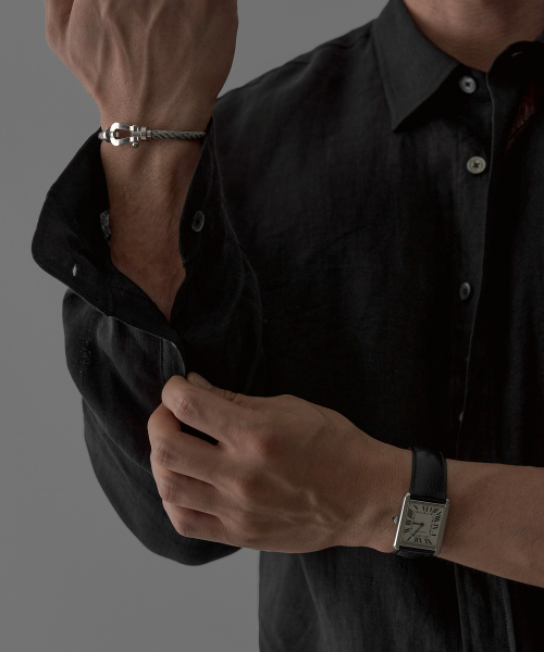 BOWLOW PRODUCT（バウロープロダクト）の「テクスチャコンバーチブルカラーシャツ[アイボリー]（シャツ/ブラウス・メンズ・その他・MEDIUM/LARGE/X-LARGE）」の7枚目の写真