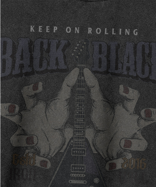 DIMITRI BLACK(ディミトリブラック)の「VLAD ヴィンテージブラックセミクロップTシャツ_ピグメントチャコール(Tシャツ/カットソー・レディース・その他・SMALL/MEDIUM/LARGE/X-LARGE/XX-LARGE)」の6枚目の写真