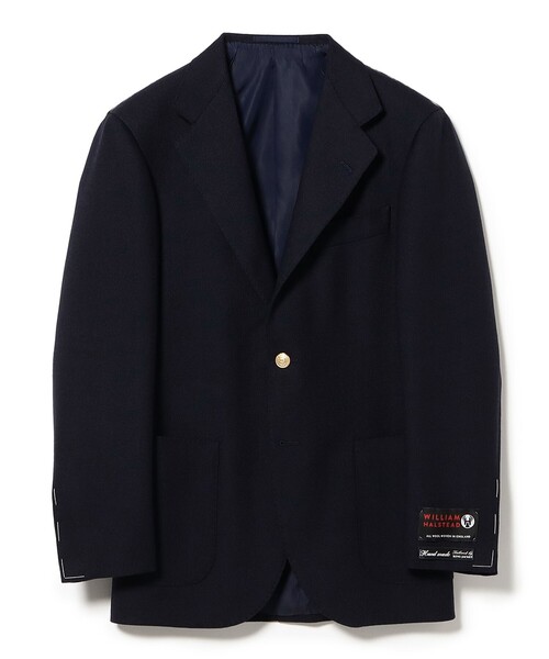 BEAMS F（ビームスエフ）の「HANDMADE WILLIAM HALSTEAD ウール ブレザー（その他アウター・メンズ・ネイビー・44/42/50/48/46）」の2枚目の写真