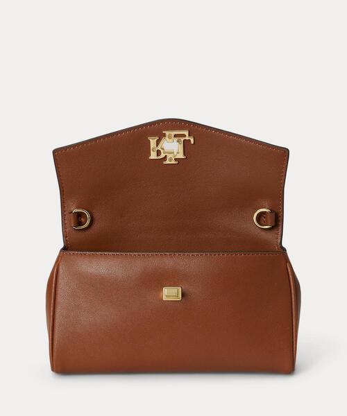 LAUREN RALPH LAUREN(ローレン ラルフ ローレン)の「ナッパ レザー Tanner クロスボディ ウォレット(ショルダーバッグ・レディース・ブラウン・ONE)」の10枚目の写真