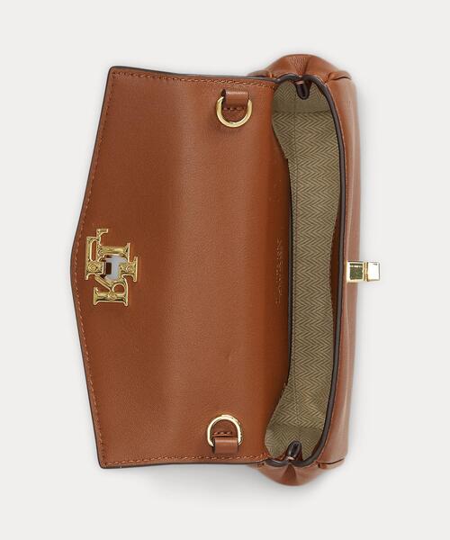 LAUREN RALPH LAUREN(ローレン ラルフ ローレン)の「ナッパ レザー Tanner クロスボディ ウォレット(ショルダーバッグ・レディース・ブラウン・ONE)」の9枚目の写真