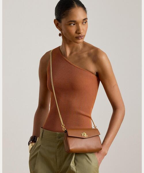 LAUREN RALPH LAUREN(ローレン ラルフ ローレン)の「ナッパ レザー Tanner クロスボディ ウォレット(ショルダーバッグ・レディース・ブラウン・ONE)」の7枚目の写真