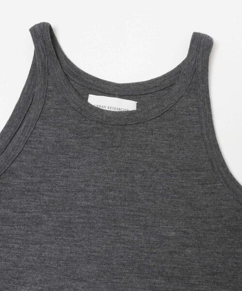 URBAN RESEARCH（アーバンリサーチ）の「new basic　WASHABLE WOOL TANK TOP（ニット/セーター・レディース・ネイビー/ブラック/チャコールグレー・40/38）」の6枚目の写真