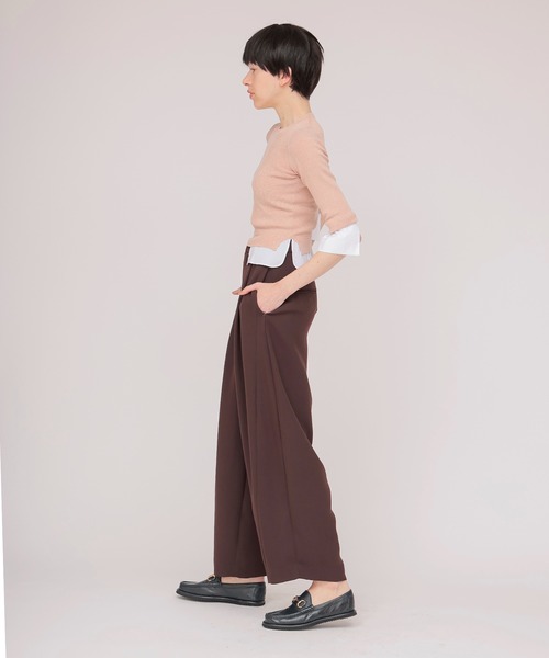 DRESSLAVE(ドレスレイブ)の「twinkle layered pullover(トゥインクルレイヤードプルオーバー)(ニット/セーター・レディース・ブルー/シルバー/ピンク・38)」の8枚目の写真