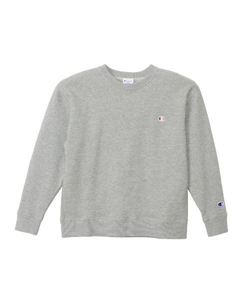 Champion(チャンピオン)の「Champion/チャンピオン CREW NECK SWEATSHIRT(スウェット・キッズ・ネイビー/ブラック/パープル/グレー/ライム/オートミール・150cm/140cm/160cm/130cm/120cm)」の7枚目の写真