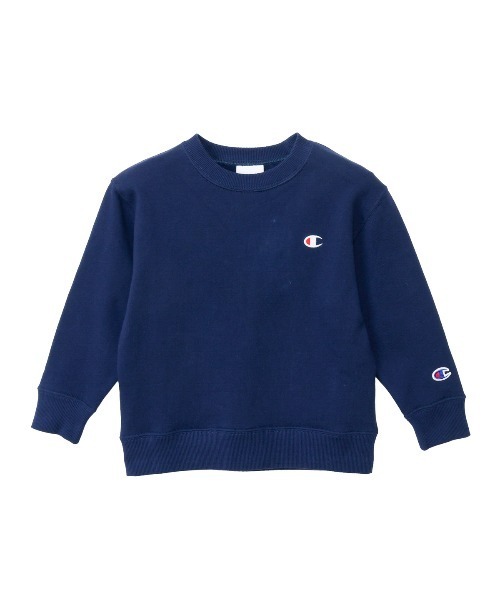 Champion(チャンピオン)の「Champion/チャンピオン CREW NECK SWEATSHIRT(スウェット・キッズ・ネイビー/ブラック/パープル/グレー/ライム/オートミール・150cm/140cm/160cm/130cm/120cm)」の22枚目の写真