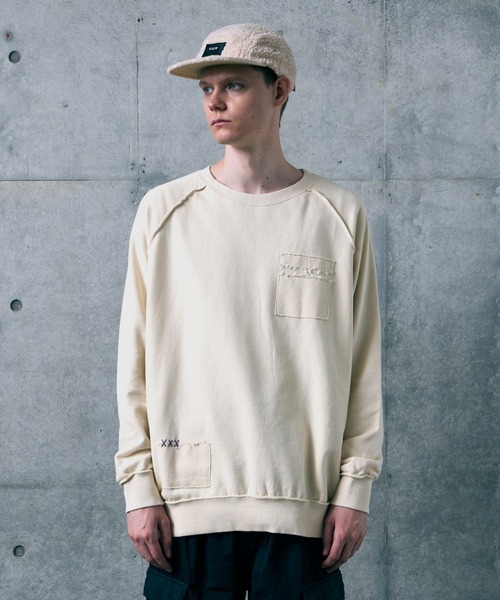 VIRGOwearworks(ヴァルゴウェアワークス)の「EXOFORM SWEAT(スウェット・メンズ・チャコールグレー/ナチュラル/ブラック・4/3/2)」の3枚目の写真