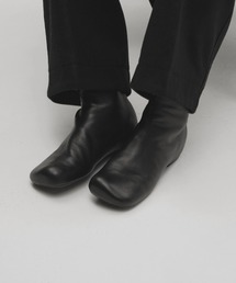 【TODAYFUL/トゥデイフル】Square Leather Flat Boots/スクエアレザーフラットブーツ