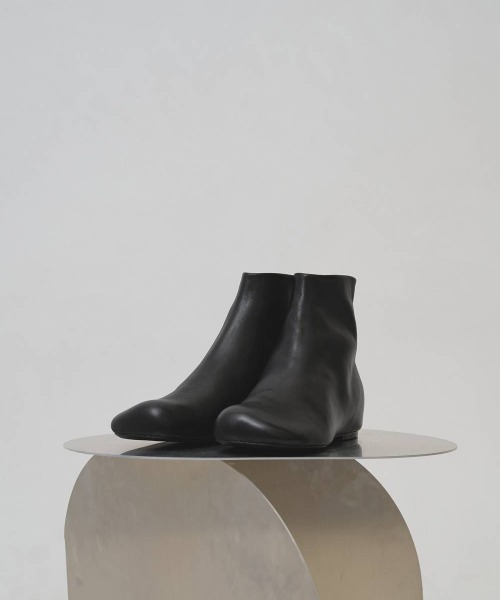 TODAYFUL（トゥデイフル）の「【TODAYFUL/トゥデイフル】Square Leather Flat Boots/スクエアレザーフラットブーツ（ブーツ・レディース・ブラック・37/38/36）」の6枚目の写真