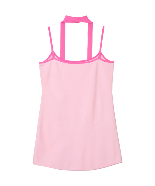 ERER(エルエル)の「Colorblock knit Dress Pink(ワンピース・レディース・ピンク・F)」の7枚目の写真