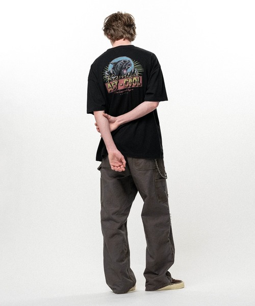 KAMIYA(カミヤ)の「"ACT-COOL Panther" T-shirt(Tシャツ/カットソー・メンズ・ホワイト/ブラック・S/M/L)」の7枚目の写真