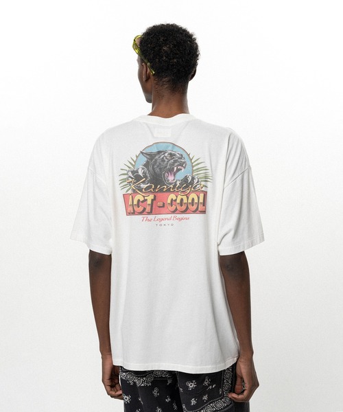 KAMIYA(カミヤ)の「"ACT-COOL Panther" T-shirt(Tシャツ/カットソー・メンズ・ホワイト/ブラック・S/M/L)」の19枚目の写真