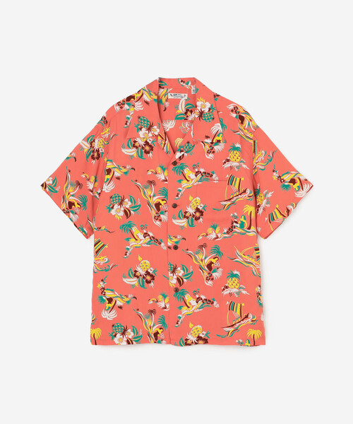SUN SURF(サンサーフ)の「SUN SURF | 半袖ハワイアンシャツ "ISLAND TRIP" MEN(シャツ/ブラウス・メンズ・ネイビー/レッド・XL/L)」の13枚目の写真