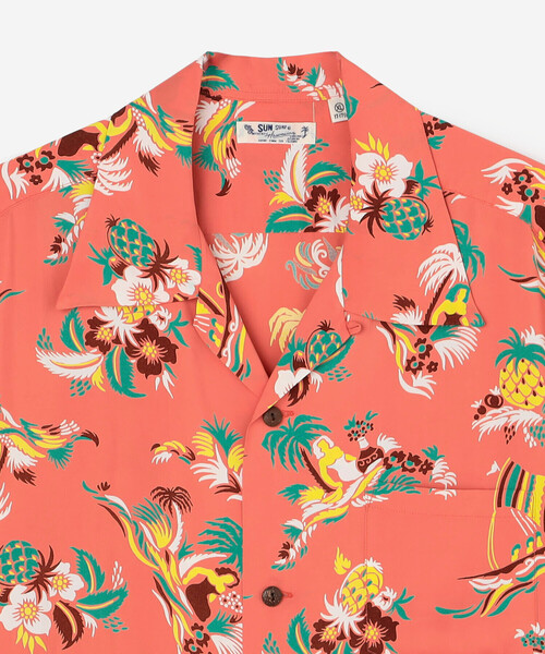 SUN SURF(サンサーフ)の「SUN SURF | 半袖ハワイアンシャツ "ISLAND TRIP" MEN(シャツ/ブラウス・メンズ・ネイビー/レッド・XL/L)」の11枚目の写真