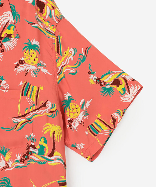 SUN SURF(サンサーフ)の「SUN SURF | 半袖ハワイアンシャツ "ISLAND TRIP" MEN(シャツ/ブラウス・メンズ・ネイビー/レッド・XL/L)」の10枚目の写真