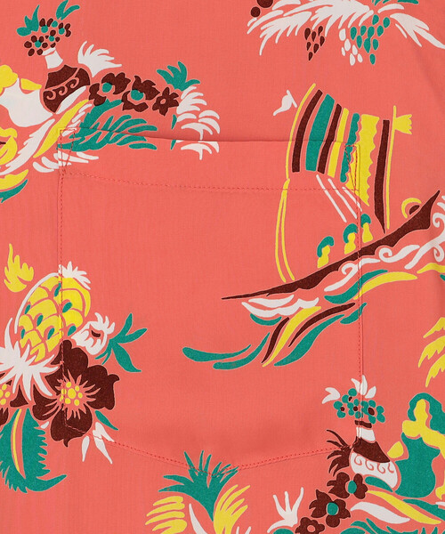 SUN SURF(サンサーフ)の「SUN SURF | 半袖ハワイアンシャツ "ISLAND TRIP" MEN(シャツ/ブラウス・メンズ・ネイビー/レッド・XL/L)」の8枚目の写真