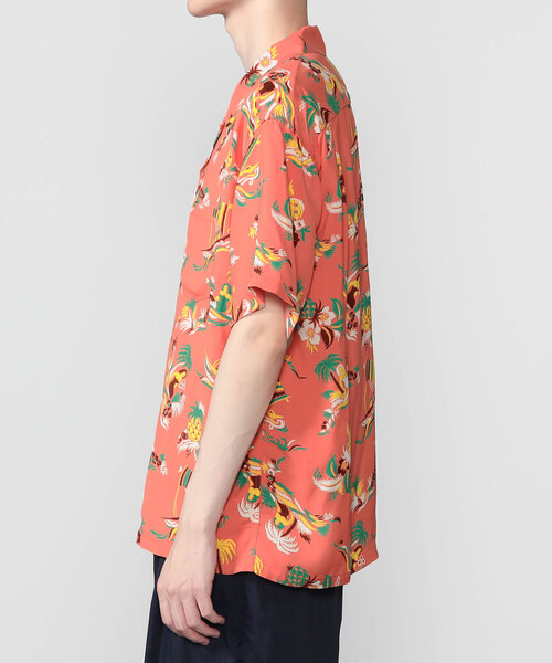 SUN SURF(サンサーフ)の「SUN SURF | 半袖ハワイアンシャツ "ISLAND TRIP" MEN(シャツ/ブラウス・メンズ・ネイビー/レッド・XL/L)」の5枚目の写真