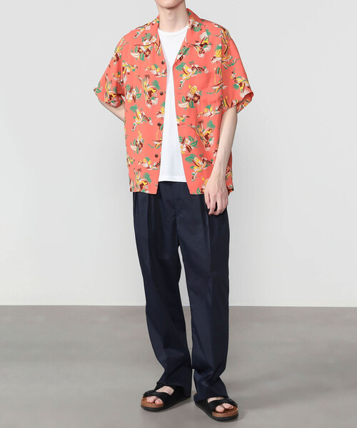 SUN SURF(サンサーフ)の「SUN SURF | 半袖ハワイアンシャツ "ISLAND TRIP" MEN(シャツ/ブラウス・メンズ・ネイビー/レッド・XL/L)」の3枚目の写真