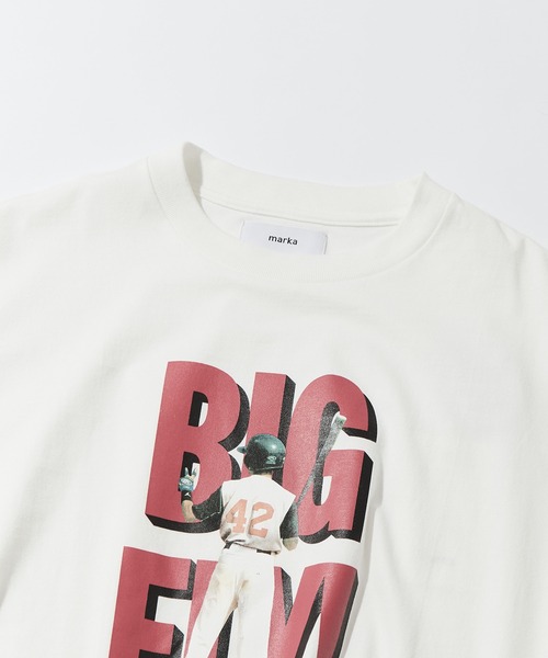 marka(マーカ)の「【markaware/marka/マーカ】Tee Yuji Takeuchi forty two(Tシャツ/カットソー・メンズ・ホワイト/ブラック・1/2)」の3枚目の写真