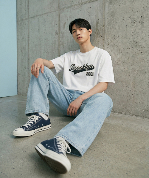 CRISCELO(クリスチェロ)の「(共用) ブルックリンTシャツ - (ホワイト20番手オーバーサイズ)(Tシャツ/カットソー・レディース・その他・MEDIUM/LARGE)」の2枚目の写真