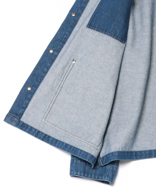 Traditional Weatherwear(トラディショナルウェザーウェア)の「WORK JACKET 002D(カバーオール・メンズ・ブルー・36/38/40)」の3枚目の写真