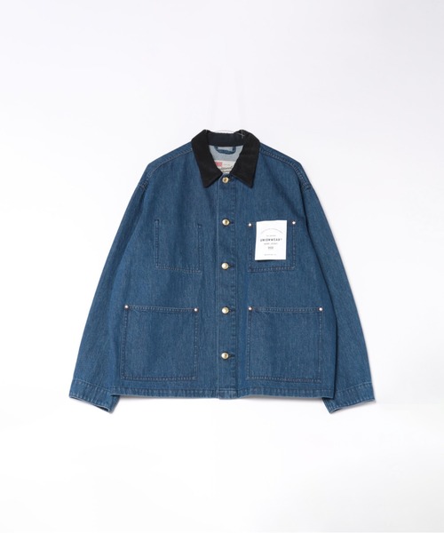Traditional Weatherwear(トラディショナルウェザーウェア)の「WORK JACKET 002D(カバーオール・メンズ・ブルー・36/38/40)」の1枚目の写真