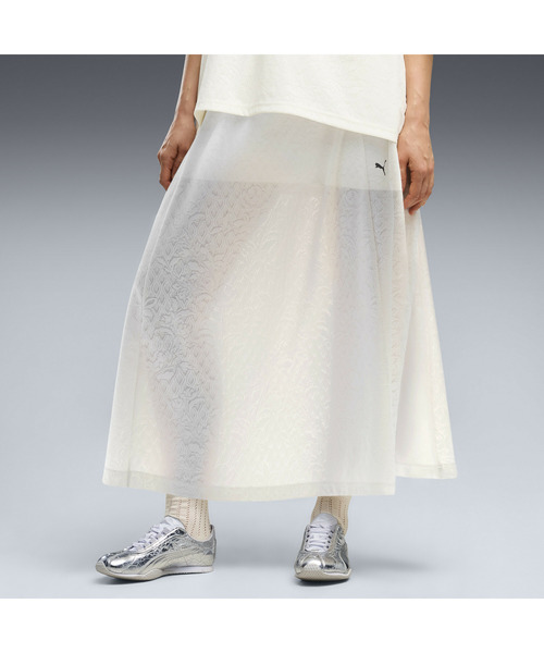 PUMA(プーマ)の「PUMA プーマ ウィメンズ レースパックT7 ミディ スカート(スカート・レディース・ブラック/Off White・X-SMALL/SMALL/MEDIUM/LARGE)」の10枚目の写真