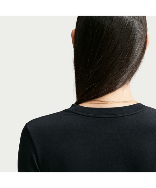 NIKE(ナイキ)の「NIKE/ナイキ W NSW CHLLKNT CRP TEE EG(Tシャツ/カットソー・レディース・ベージュ/ブラック・M/S/XL/L)」の5枚目の写真