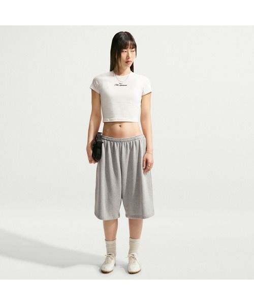 NIKE(ナイキ)の「NIKE/ナイキ W NSW CHLLKNT CRP TEE EG(Tシャツ/カットソー・レディース・ベージュ/ブラック・M/S/XL/L)」の7枚目の写真