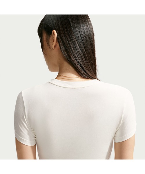 NIKE(ナイキ)の「NIKE/ナイキ W NSW CHLLKNT CRP TEE EG(Tシャツ/カットソー・レディース・ベージュ/ブラック・M/S/XL/L)」の8枚目の写真