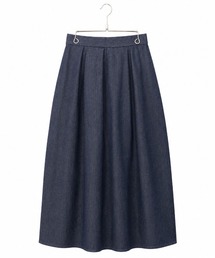 denim barrel skirt