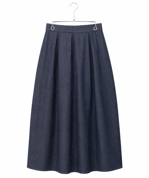 Marilyn Moon(マリリンムーン)の「denim barrel skirt(デニムスカート・レディース・インディゴブルー・FREE)」の1枚目の写真