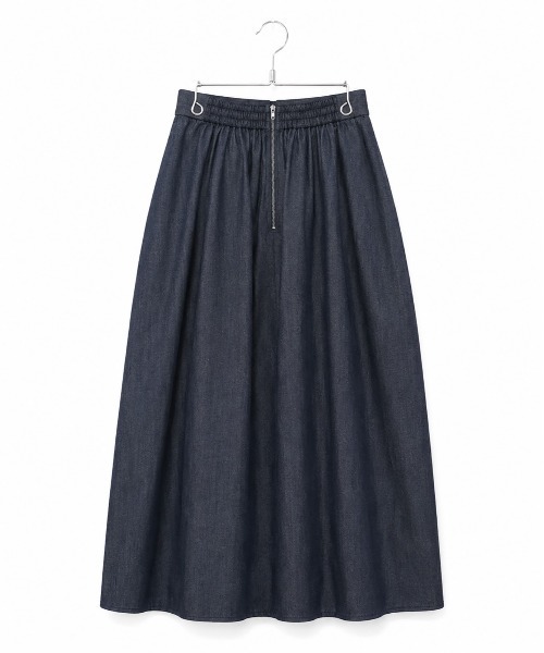 Marilyn Moon(マリリンムーン)の「denim barrel skirt(デニムスカート・レディース・インディゴブルー・FREE)」の9枚目の写真