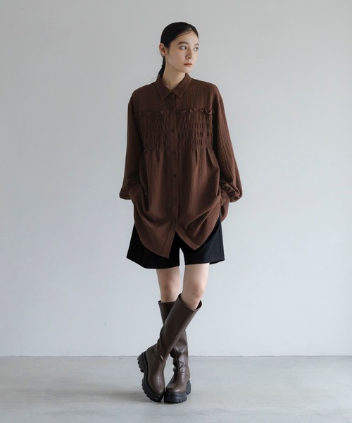 LOWRYS FARM(ローリーズファーム)の「TRショートパンツ 778717(その他パンツ・レディース・ブラウン/ブラック/グレー/グレー系その他・SHORT/LONG)」の5枚目の写真