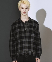 NO ID.（ノーアイディ）の「【NO ID.】Ombre Check Western BIG Shirt / オンブレー チェック ウエスタン ビッグ シャツ（シャツ/ブラウス）」