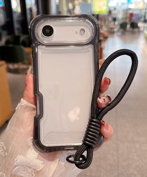 Fun & Daily（ファンアンドデイリー）の「F&D : カラーフレーム iPhoneケースwithストラップ/ 16 / 17 / Plus / Pro / Pro Max アイフォンケース（スマホケース/カバー・レディース）」