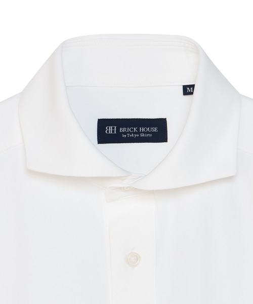 TOKYO SHIRTS(トウキョウシャツ)の「ビズポロ ポロシャツ コンフォートドライ 半袖 メンズ(ポロシャツ・メンズ・ホワイト・S/M/LL/L/XL)」の3枚目の写真