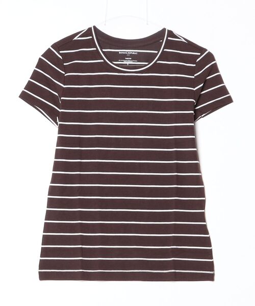 BANANA REPUBLIC FACTORY STORE(バナナリパブリック ファクトリーストア)の「BANANA REPUBLIC FACTORY STORE TimelessクルーネックTシャツ(Tシャツ/カットソー・レディース・ブラウン・M/XS/S/L)」の6枚目の写真